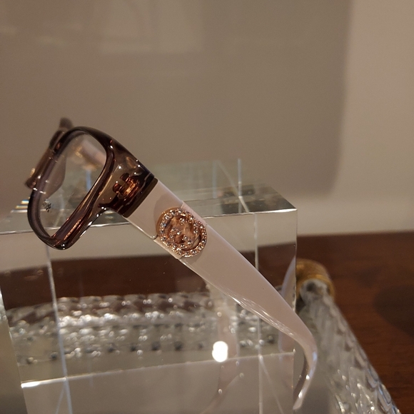 Gucci Accessories - Gucci Brown and Cream Eyeglasses